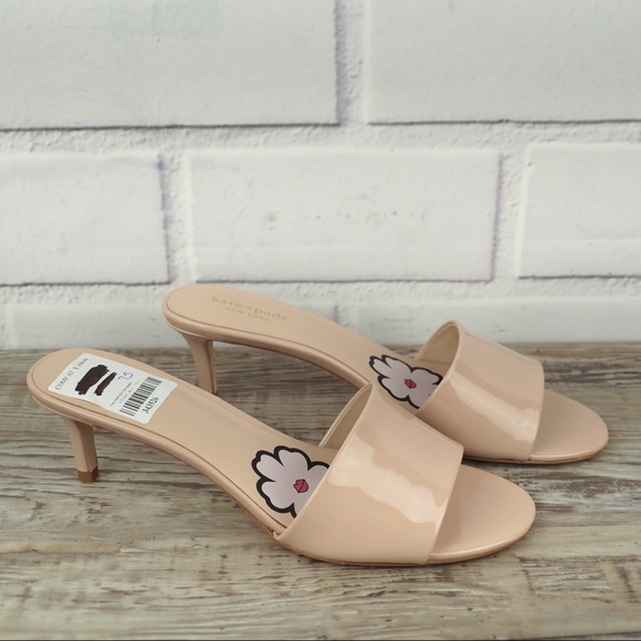 NIB kate spade Savvi sandals size 10 tusk - Picture 3 of 8